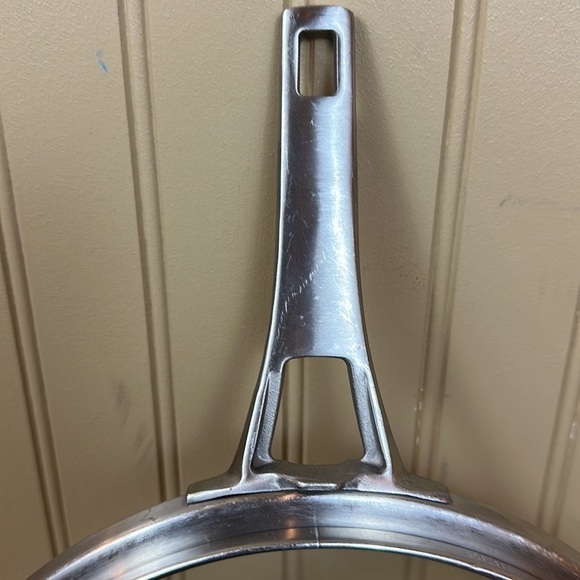 Calphalon Premier Space Saving Flat Glass Lid 10” Diameter Replacement lid only - Picture 4 of 6